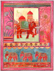 Indian Elephant Watercolour by Jenny Reynish